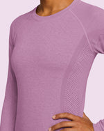 Women's Seamless Long-sleeve Underscrub Lilac