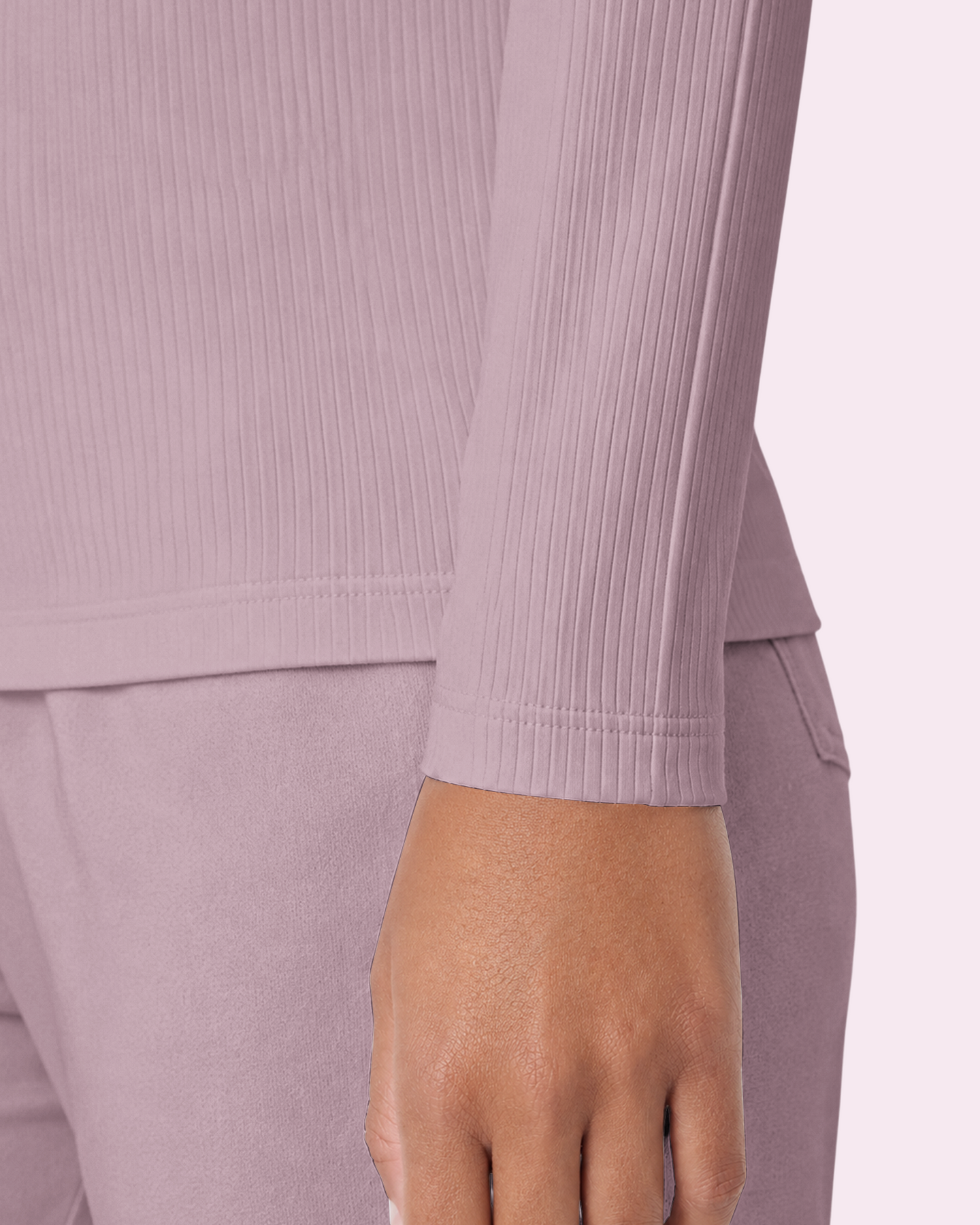 Women's Ribbed Long-Sleeve Underscrub Blossom