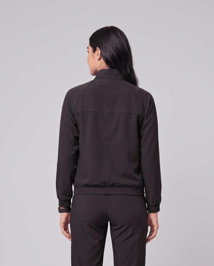 Modern Scrub Jacket Black