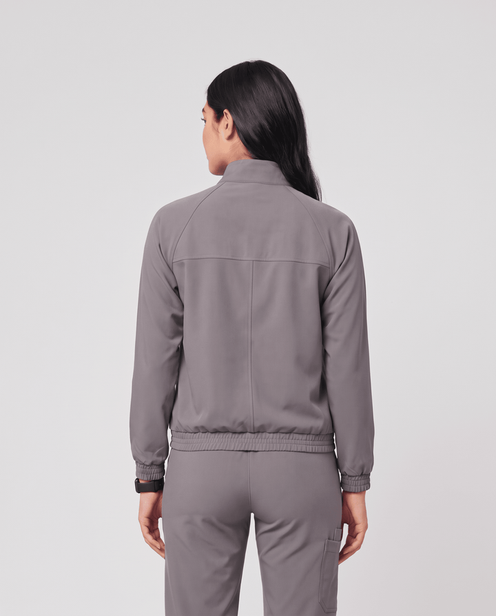 Modern Scrub Jacket Heather Gray