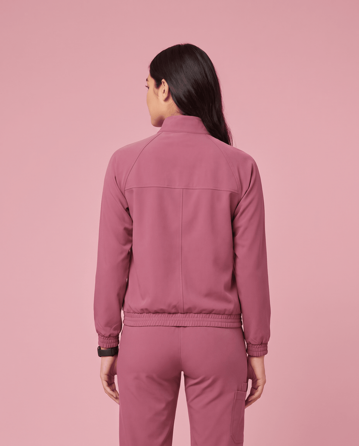 Modern Scrub Jacket Mauve