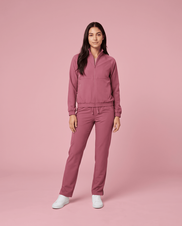 Modern Scrub Jacket Mauve