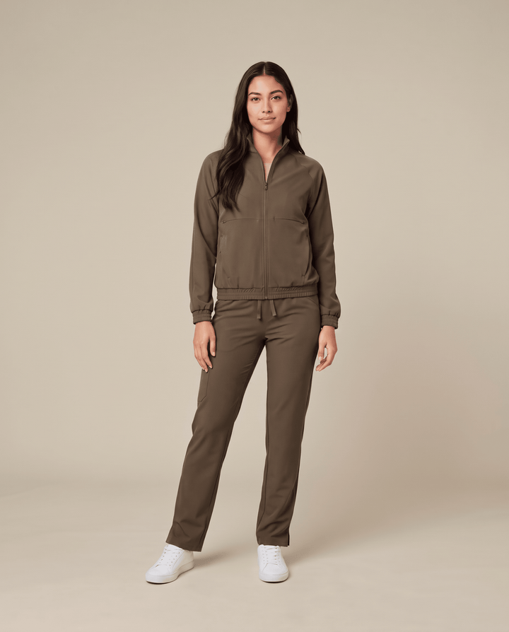 Modern Scrub Jacket Olive
