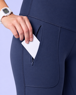 Maternity Scrub Legging Navy