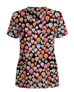 Ocean Wonders Medical Women Scrub Top - Scrubloop