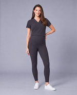 Maternity Scrub Legging Pewter