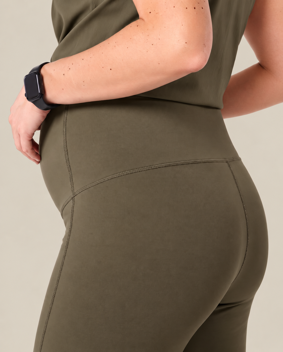 Maternity Scrub Legging Olive