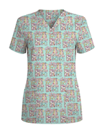 Pastel Medical Tools Medical Scrub Top - Scrubloop