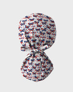 Patriotic American Butterfly Theme Scrub Cap - Scrubloop