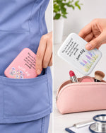Personalized Birth Month Flower, Name & Job Title May You Be Proud Of The Work You Do Gift For Nurse LED Mirror - Scrubloop