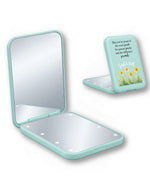 Personalized Birth Month Flower, Name & Job Title May You Be Proud Of The Work You Do Gift For Nurse LED Mirror - Scrubloop
