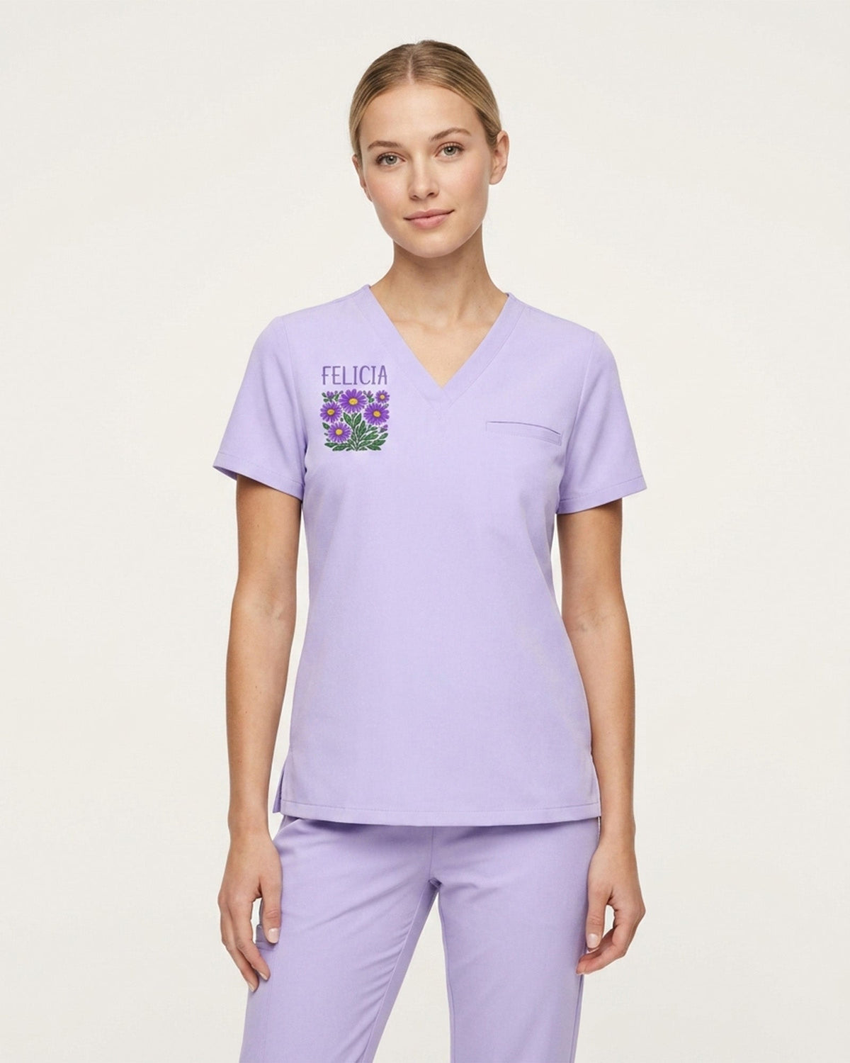 Personalized Birth Month Flower, Name & Year The Year I Became A Nurse Hidden Message Gift For Nurse Nursing Student Top - Scrubloop