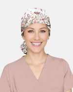 Personalized Job Title And Year Be Silly Kind Brave Flower Pattern Affirmation Gift For Nurse Cap - Scrubloop