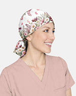 Personalized Job Title And Year Be Silly Kind Brave Flower Pattern Affirmation Gift For Nurse Cap - Scrubloop