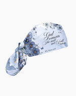 Personalized Job Title And Year God Is Within Her She Will Not Fall Nurse Flower Premium Satin-Lined Scrub Cap - Scrubloop