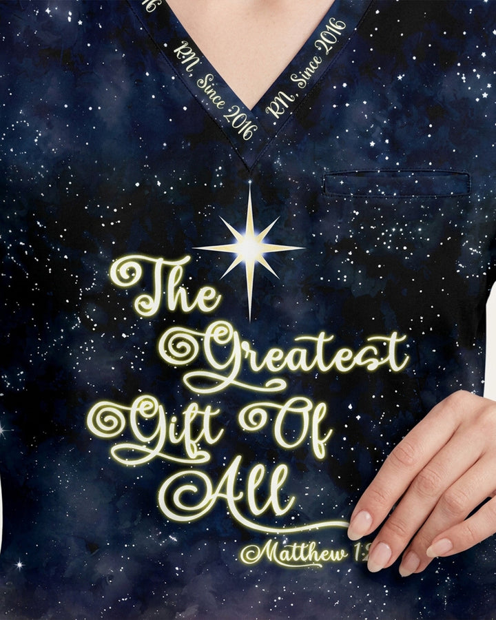 Personalized Job Title And Year The Greatest Of All Jesus Christian Christmas Gift For Nurse Top