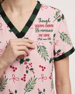Personalized Job Title And Year Though Seasons Change He Remains The Same Christmas Christian Gift For Nurse Top - Scrubloop