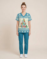 Personalized Job Title And Year We Wrap The Cutest Presents Christmas Tree Gift For NICU Nurse Top - Scrubloop