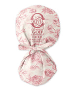 Personalized Name A Child Of God Floral Pattern Christian Gift For Nurse Cap - Scrubloop