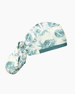Personalized Name A Child Of God Floral Pattern Christian Gift For Nurse Cap - Scrubloop