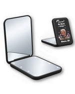 Personalized Name And Character You Can Do Hard Things Gift For Nurse LED Mirror - Scrubloop
