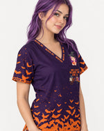 Personalized Name And Character You Can't Scare Me I'm A Nurse Funny Halloween Gift For Nurse Top - Scrubloop