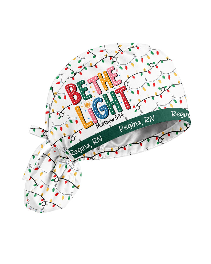 Personalized Name And Job Title Be The Light Christian Christmas Gift For Nurse Cap
