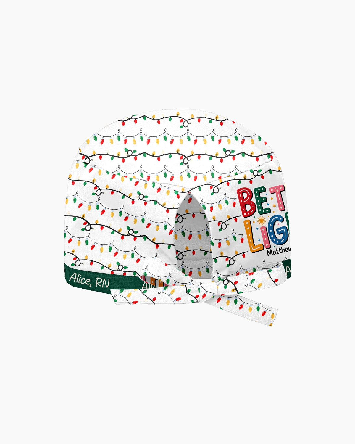 Personalized Name And Job Title Be The Light Christian Christmas Gift For Nurse Cap - Scrubloop