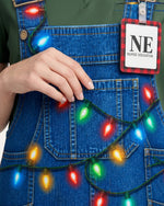 Personalized Name And Job Title Funny Jumpsuit 3D Effect Pattern Christmas Gift For Nurse Top - Scrubloop