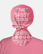 Personalized Name And Job Title Nurse Ginger Bread 3D Effect Print Funny Christmas Gift For Nurse Coworker Cap - Scrubloop