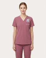 Personalized Name And Job Title Nurse You Can Do Hard Things Stethoscope Bow With Flower Top - Scrubloop