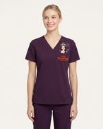 Personalized Name And Specialty Happy Halloween Funny Gift For Nurse Top - Scrubloop