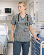 Personalized Name And Specialty I Am Halloween Radiologis Rad Tech Funny Halloween Gift For Nurse Top - Scrubloop
