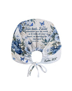 Personalized Name And Specialty Jesus Heals I Assist Christian Nurse Cap - Scrubloop