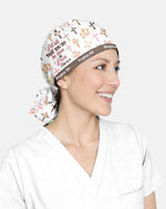 Personalized Name And Specialty Let All That You Do Be Done In Love Cross Pattern Christian Gift For Nurse Cap - Scrubloop