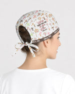 Personalized Name And Specialty Let All That You Do Be Done In Love Cross Pattern Christian Gift For Nurse Cap - Scrubloop