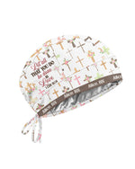 Personalized Name And Specialty Let All That You Do Be Done In Love Cross Pattern Christian Gift For Nurse Cap - Scrubloop