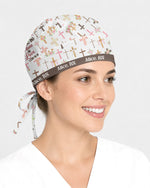 Personalized Name And Specialty Let All That You Do Be Done In Love Cross Pattern Christian Gift For Nurse Cap - Scrubloop