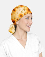Personalized Name And Specialty She Who Kneels Before God Christian Nurse Cap - Scrubloop