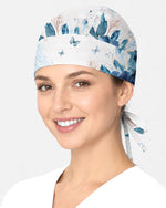 Personalized Name And Specialty She Works Willingly With Her Hands Christian Nurse Cap - Scrubloop