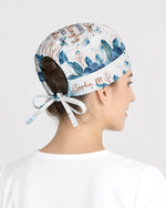 Personalized Name And Specialty She Works Willingly With Her Hands Christian Nurse Cap - Scrubloop