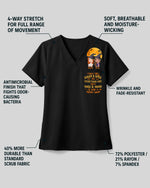 Personalized Name And Specialty We're Not Sugar & Spice And Everything Nice Halloween Gift For Nurse Bestie Colleague Top - Scrubloop