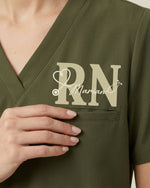 Personalized Name And Specialty Work Will Succ Without You Funny Hidden Message Gift For Nurse Coworker Top - Scrubloop