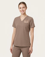 Personalized Name And Specialty Work Will Succ Without You Funny Hidden Message Gift For Nurse Coworker Top - Scrubloop