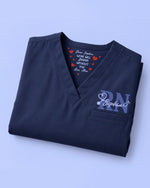 Personalized Name And Specialty Work Will Succ Without You Funny Hidden Message Gift For Nurse Coworker Top - Scrubloop