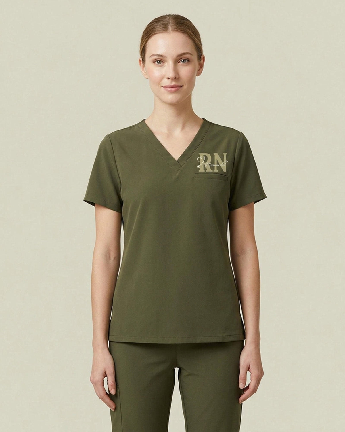 Personalized Name And Specialty Work Will Succ Without You Funny Hidden Message Gift For Nurse Coworker Top - Scrubloop