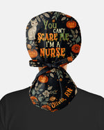 Personalized Name And Specialty You Can't Scare Me I'm A Nurse Funny Halloween Gift For Nurse Cap - Scrubloop