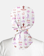 Personalized Name God Says I Am Bible Cross Butterfly Christian Nurse Cap - Scrubloop