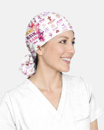 Personalized Name God Says I Am Bible Cross Butterfly Christian Nurse Cap - Scrubloop