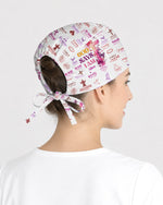 Personalized Name God Says I Am Bible Cross Butterfly Christian Nurse Cap - Scrubloop